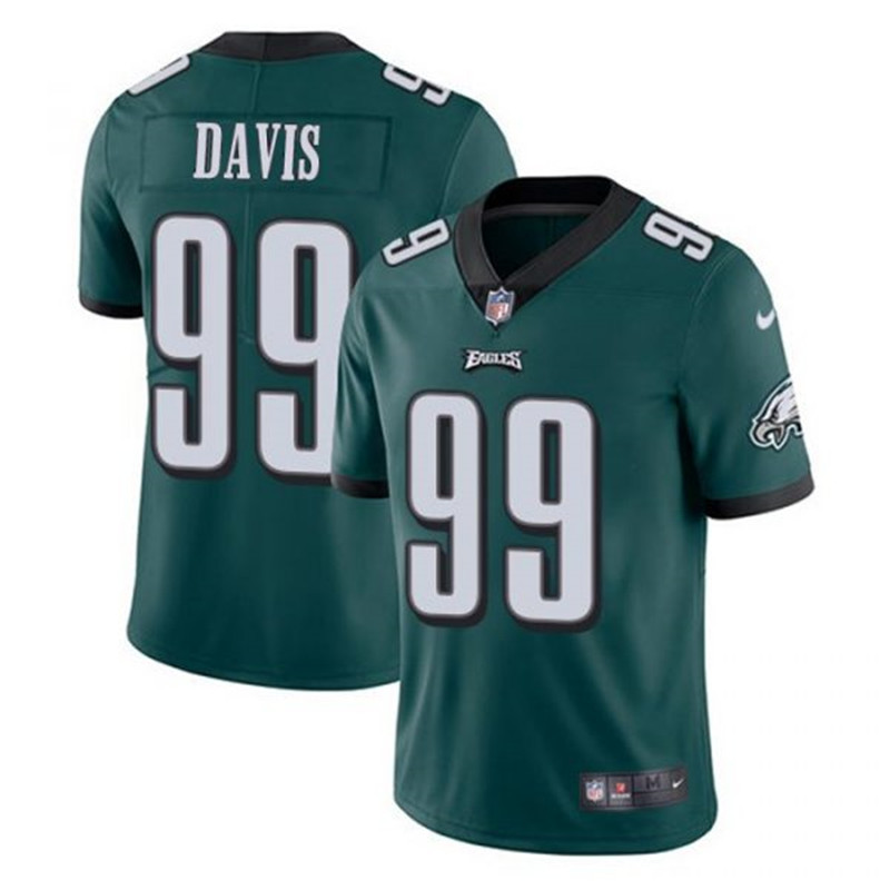 Nike Eagles 99 Jordan Davis Green 2022 NFL Draft Vapor Untouchable Limited Jersey