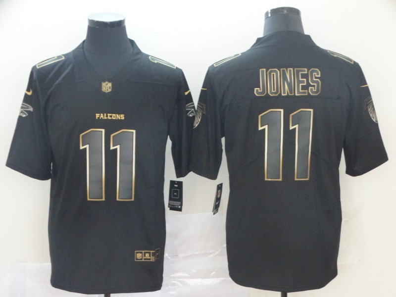 Nike Faclons 11 Julio Jones Black Gold Vapor Untouchable Limited Jersey