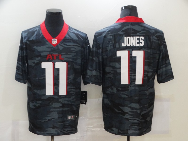 Nike Falcons 11 Julio Jones Black Camo Limited Jersey