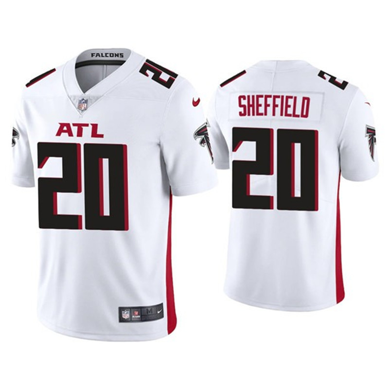 Nike Falcons 20 Kendall Sheffield White New Vapor Untouchable Limited Jersey