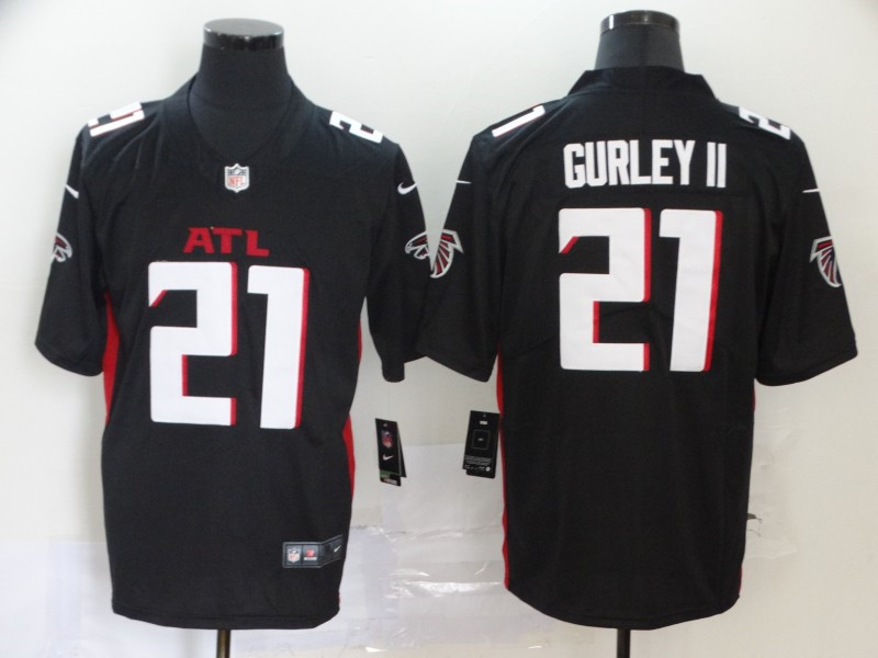 Nike Falcons 21 Todd Gurley II Black New Vapor Untouchable Limited Jersey