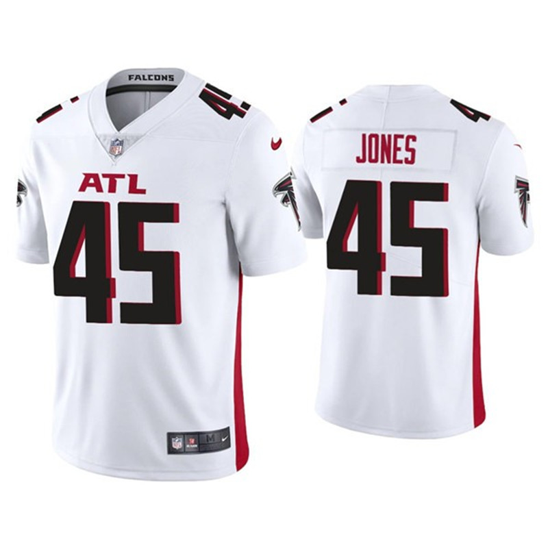 Nike Falcons 45 Deion Jones White New Vapor Untouchable Limited Jersey
