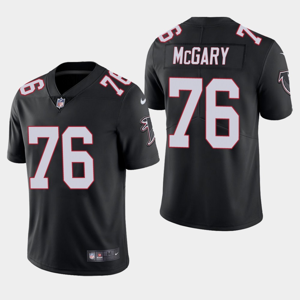 Nike Falcons 76 Kaleb McGary Black Youth 2019 NFL Draft First Round Pick Vapor Untouchable Limited Jersey