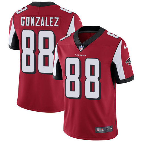  Falcons 88 Tony Gonzalez Red Vapor Untouchable Player Limited Jersey
