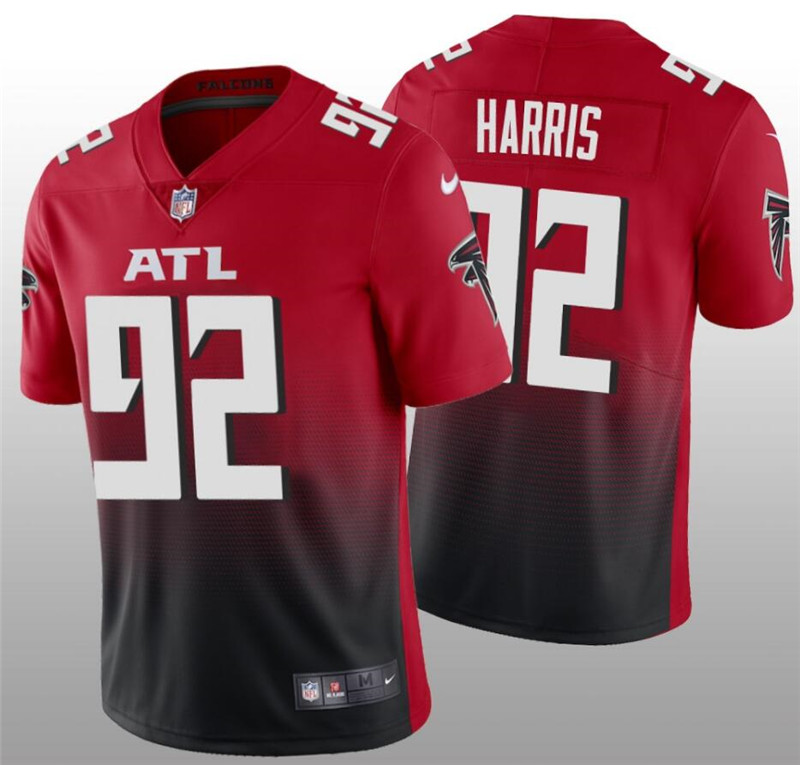 Nike Falcons 92 Charles Harris Red New Vapor Untouchable Limited Jersey
