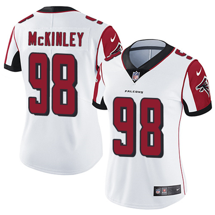  Falcons 98 Takkarist McKinley White Women Vapor Untouchable Limited Jersey