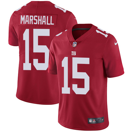  Giants 15 Brandon Marshall Red Vapor Untouchable Player Limited Jersey