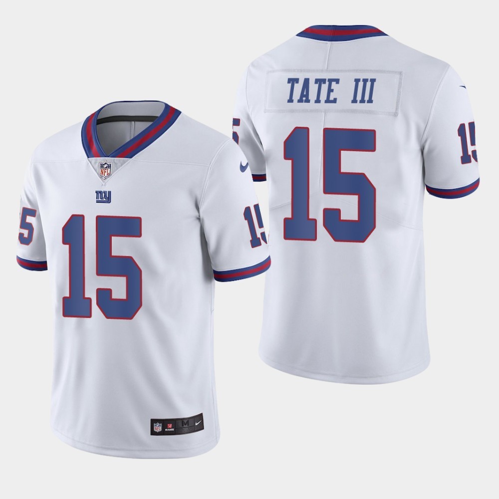Nike Giants 15 Golden Tate III White Color Rush Limited Jersey