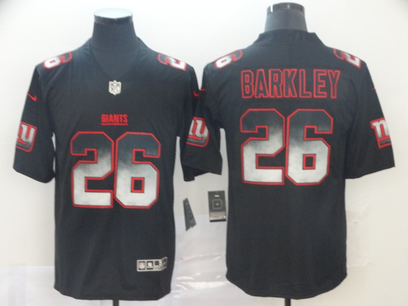 Nike Giants 26 Saquon Barkley Black Arch Smoke Vapor Untouchable Limited Jersey