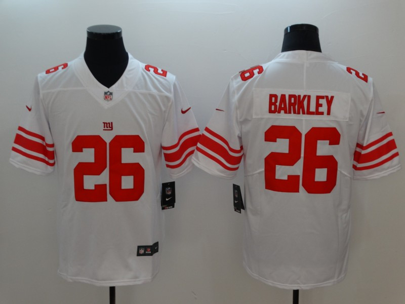  Giants 26 Saquon Barkley White Vapor Untouchable Player Limited Jersey