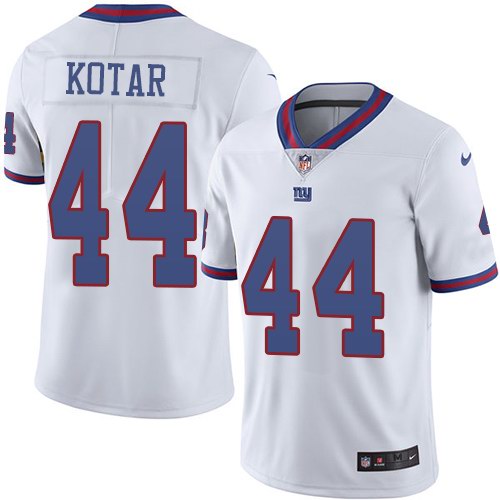  Giants 44 Doug Kotar White Color Rush Limited Jersey