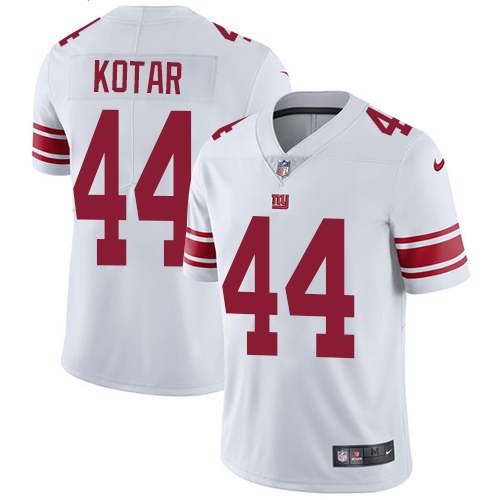  Giants 44 Doug Kotar White Vapor Untouchable Limited Jersey