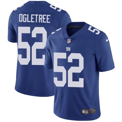  Giants 52 Alec Ogletree Blue Vapor Untouchable Limited Jersey