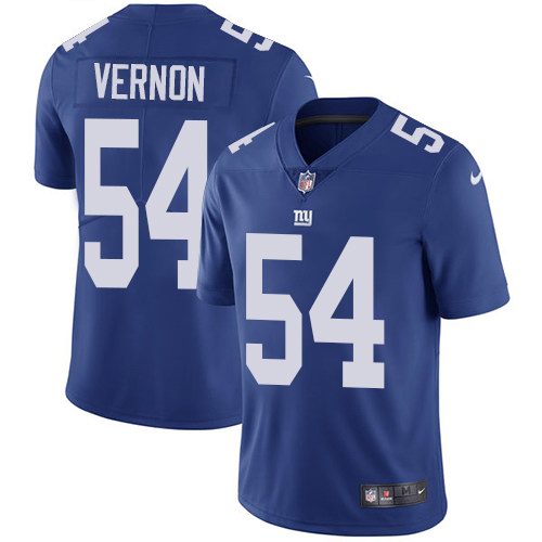  Giants 54 Olivier Vernon Blue Vapor Untouchable Limited Jersey