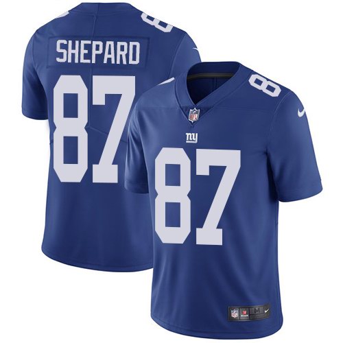  Giants 87 Sterling Shepard Blue Vapor Untouchable Limited Jersey