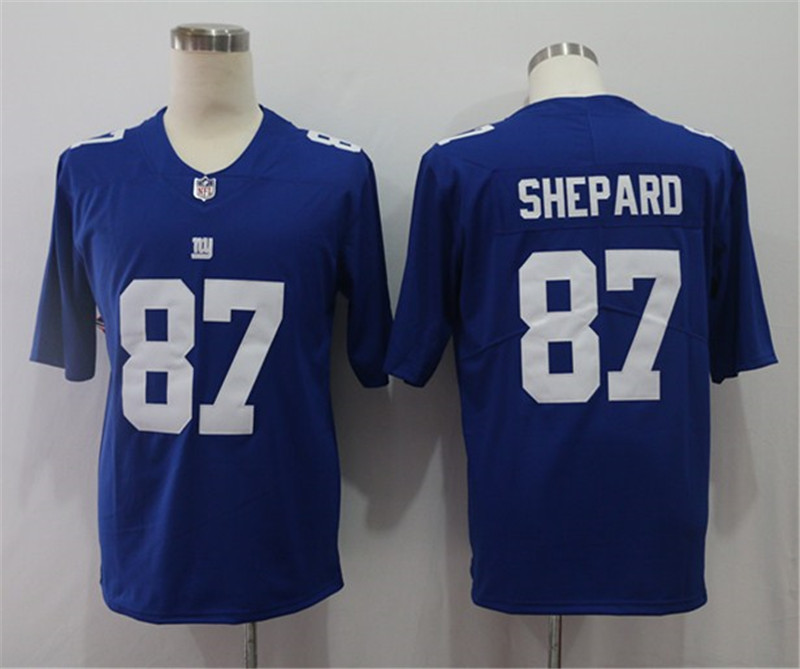 Nike Giants 87 Sterling Shepard Royal Vapor Untouchable Limited Jersey