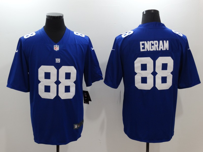  Giants 88 Evan Engram Blue Throwback Vapor Untouchable Player Limited Jersey