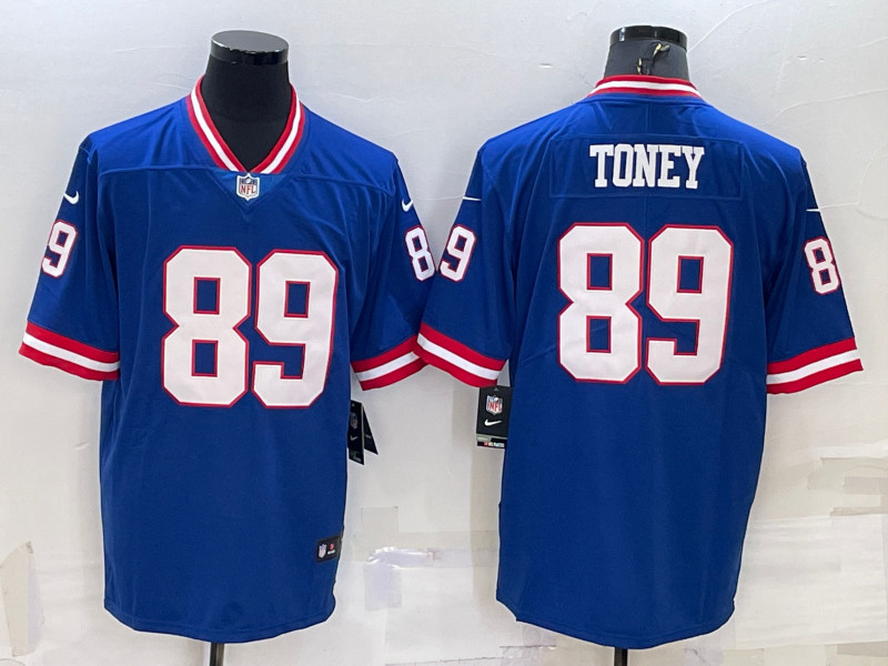 Nike Giants 89 Kadarius Toney Royal Classic Vapor Untouchable Limited Jersey