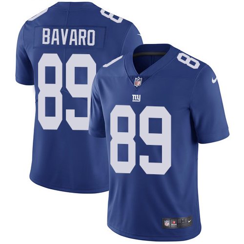  Giants 89 Mark Bavaro Blue Vapor Untouchable Limited Jersey