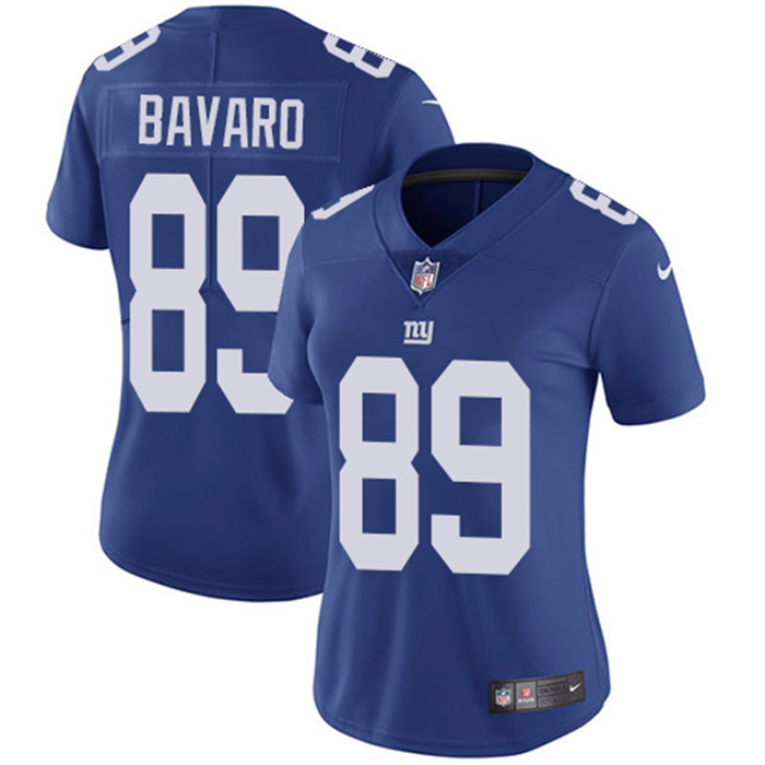  Giants 89 Mark Bavaro Royal Women Vapor Untouchable Limited Jersey