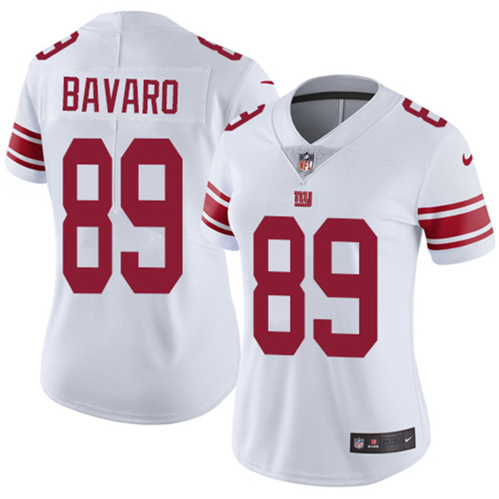  Giants 89 Mark Bavaro White Women Vapor Untouchable Limited Jersey