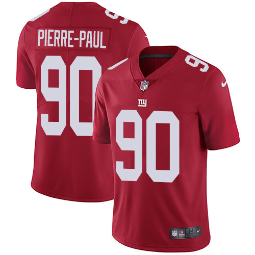  Giants 90 Jason Pierre Paul Red Vapor Untouchable Player Limited Jersey