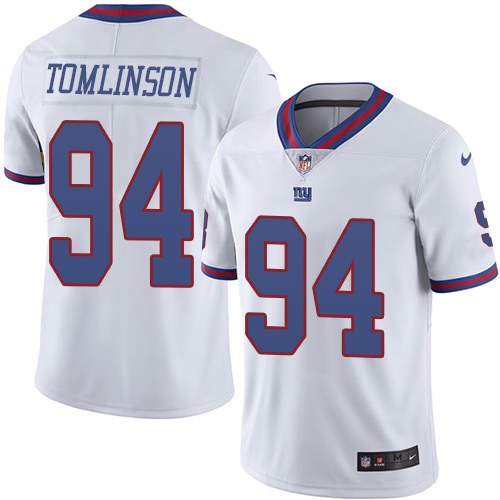  Giants 94 Dalvin Tomlinson White Color Rush Limited Jersey
