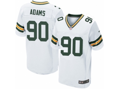  Green Bay Packers 90 Montravius Adams Elite White NFL Jersey