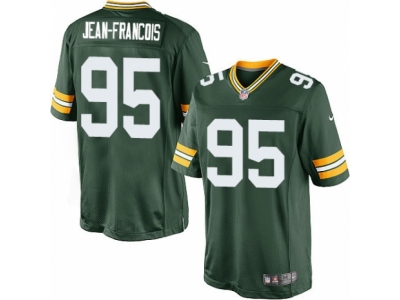  Green Bay Packers 95 Ricky Jean-Francois Limited Green Team Color NFL Jersey