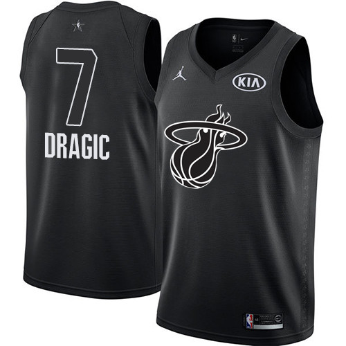  Heat #7 Goran Dragic Black NBA Jordan Swingman 2018 All Star Game Jersey