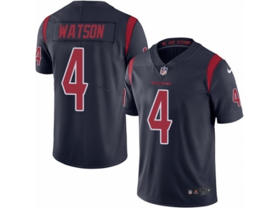  Houston Texans 4 Deshaun Watson Limited Navy Blue Rush NFL Jersey