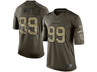  Houston Texans 99 JJ Watt Green Jerseys Salute To Service Limited jersey