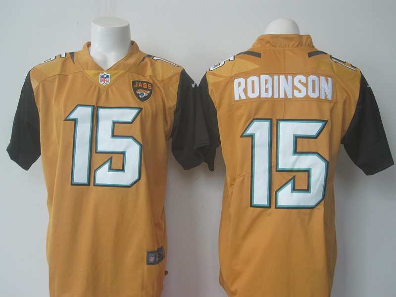  Jacksonville Jaguars 15 Allen Robinson Limited Gold Rush NFL Jersey