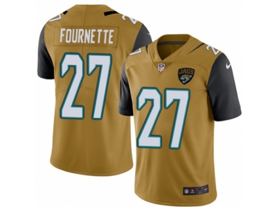  Jacksonville Jaguars 27 Leonard Fournette Elite Gold Rush NFL Jersey