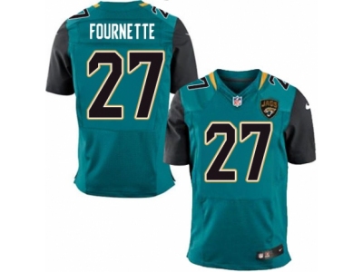  Jacksonville Jaguars 27 Leonard Fournette Elite Teal Green Team Color NFL Jersey