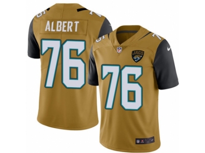  Jacksonville Jaguars 76 Branden Albert Limited Gold Rush NFL Jersey