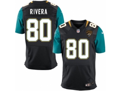  Jacksonville Jaguars 80 Mychal Rivera Elite Black Alternate NFL Jersey