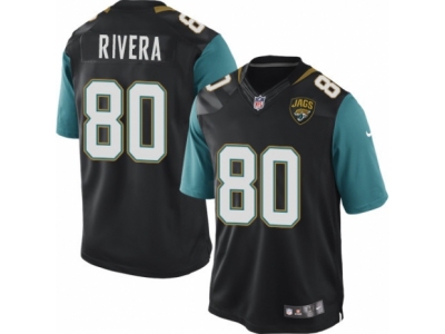  Jacksonville Jaguars 80 Mychal Rivera Limited Black Alternate NFL Jersey