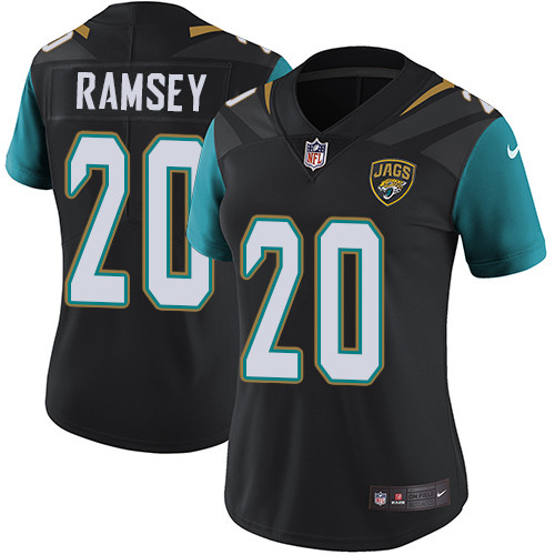  Jaguars 20 Jalen Ramsey Black Women Vapor Untouchable Limited Player Jersey