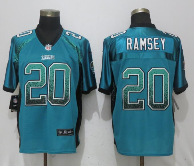  Jaguars 20 Jalen Ramsey Teal Drift Fashion Elite Jersey