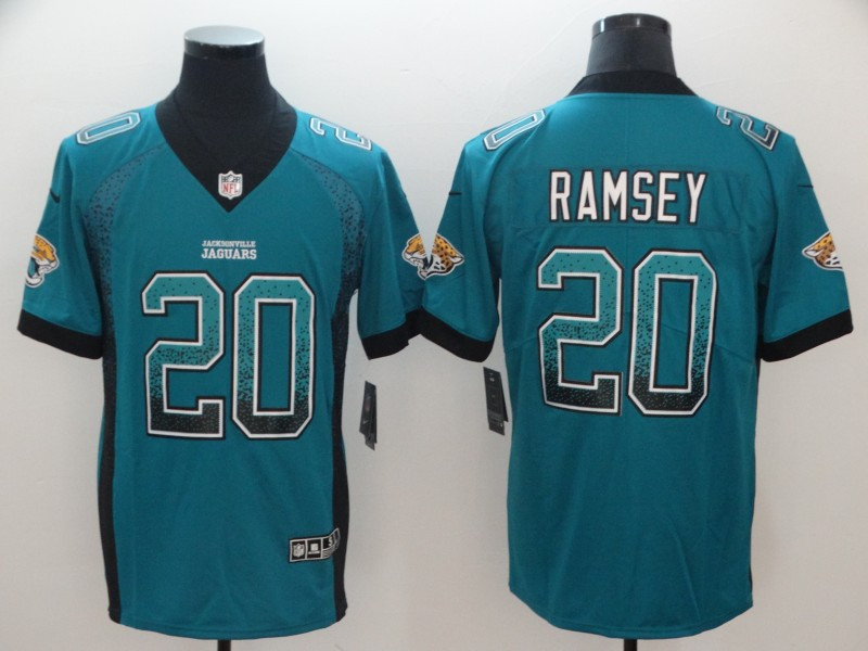  Jaguars 20 Jalen Ramsey Teal Drift Fashion Limited Jersey