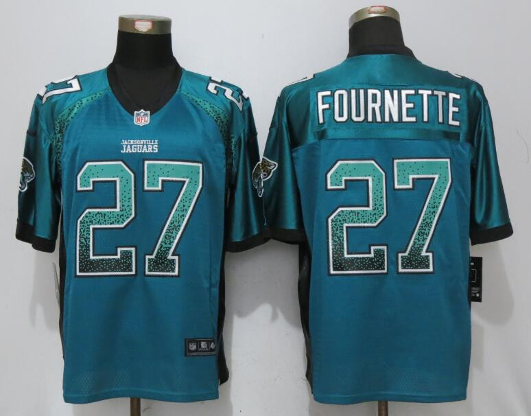  Jaguars 27 Leonard Fournette Teal Drift Fashion Elite Jersey