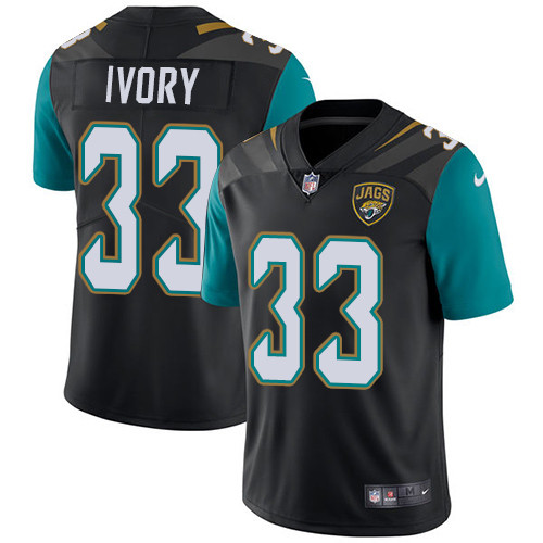  Jaguars 33 Chris Ivory Black Vapor Untouchable Player Limited Jersey