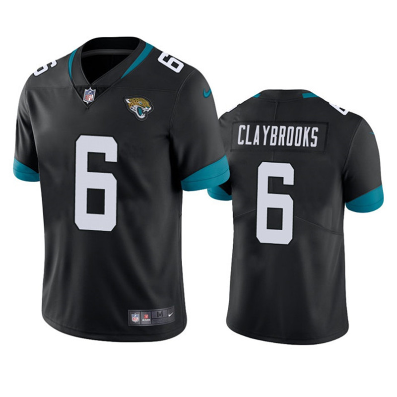 Nike Jaguars 6 Chris Claybrooks Black Vapor Untouchable Limited Jersey