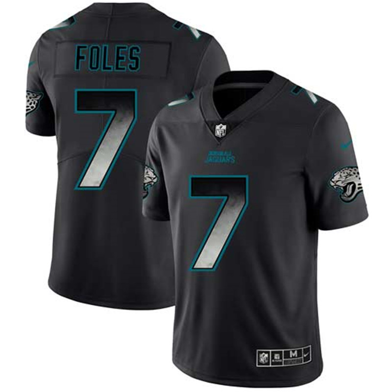 Nike Jaguars 7 Nick Foles Black Arch Smoke Vapor Untouchable Limited Jersey