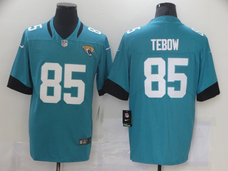 Nike Jaguars 85 Tim Tebow Teal 2021 NFL Draft Vapor Untouchable Limited Jersey