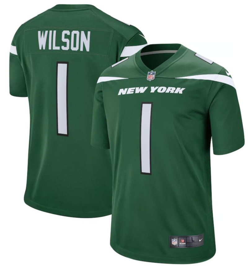 Nike Jets 1 Zach Wilson Green 2021 NFL Draft Vapor Untouchable Limited Jersey