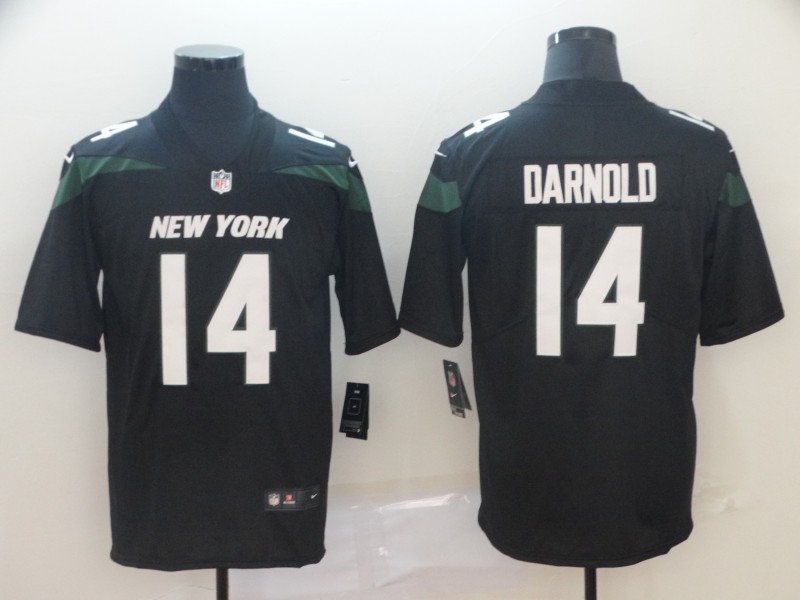 Nike Jets 14 Sam Darnold Black New 2019 Vapor Untouchable Limited Jersey