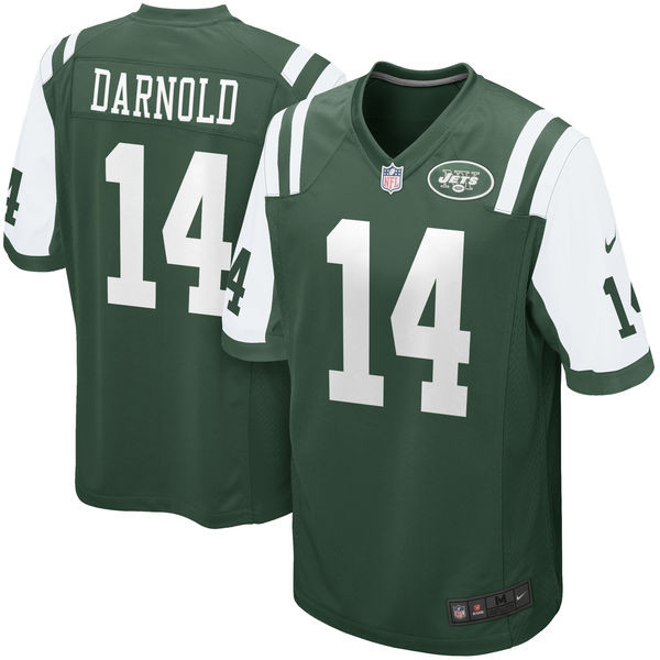  Jets 14 Sam Darnold Green Youth 2018 Draft Pick Game Jersey