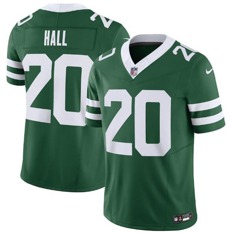 Nike Jets 20 Breece Hall Green Vapor F.U.S.E. Limited Jersey